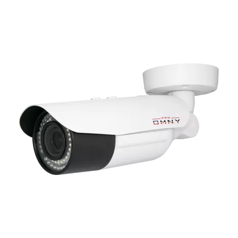 Проектная уличная IP камера видеонаблюдения OMNY 1000 PRO  3Мп/25кс, H.265,  управл. IR, моториз.объектив 2.8-12мм, PoE, с кронштейном.